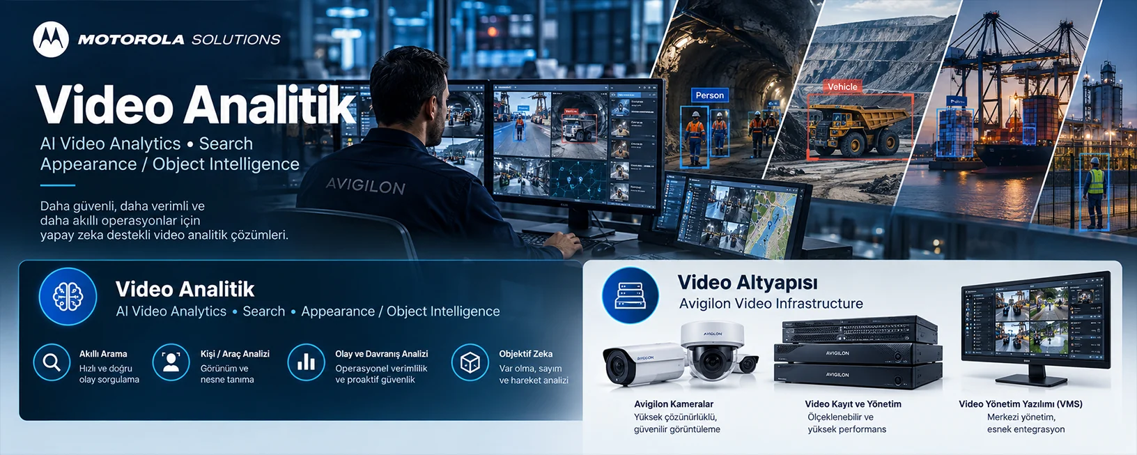 Avigilon Video Güvenliği ve Video Analitik